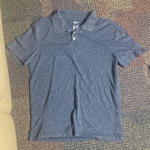 Blue grey shirt sleeve button men’s t shirt
